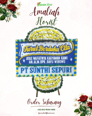 Papan Bunga Duka di Anggruk