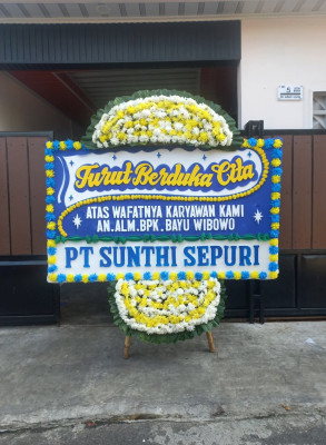Papan Bunga Duka di Anggruk